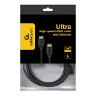 Gembird HDMI-HDMI 2.1 8K Ultra High Speed HDMI with Ethernet cable 1m Black