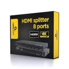 Gembird DSP-8PH4-03 HDMI Splitter 8 ports Black