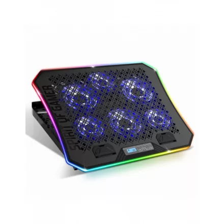 Spirit Of Gamer AirBlade 1200 RGB Notebook hűtő Black