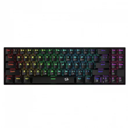 Redragon Deimos, Wired & Wireless Mechanical keyboard, RGB, brown switch Black HU
