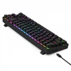 Redragon Deimos, Wired & Wireless Mechanical keyboard, RGB, brown switch Black HU