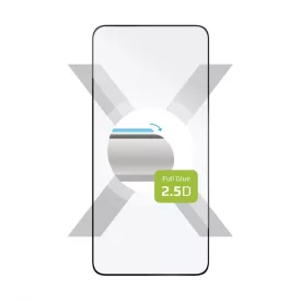   FIXED teljes kijelzőre 2,5D Üvegfólia Samsung Galaxy S22 5G telefonhoz, ultrahangos ujjlenyomat-olvasó funkció támogatás, fekete
