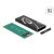 DeLock External Enclosure SuperSpeed USB for M.2 SATA SSD Key B