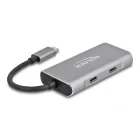 DeLock External USB 3.2 Gen 2 USB Type-C Hub with 2x USB Type-A and 2 x USB Type-C