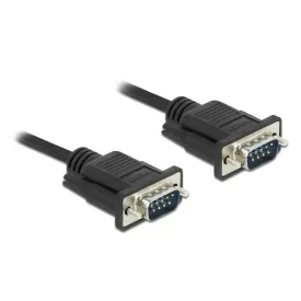   DeLock RS-232 D-Sub 9 male to male with narrow plug housing Serial Cable 5m Black