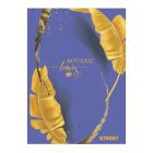 Füzet vonalas STREET A/4 54 lapos Botanic margóval