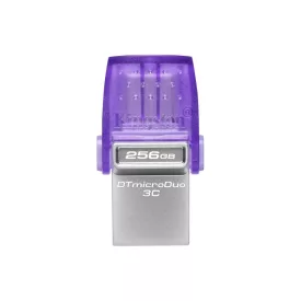 Kingston 256GB DT microDuo 3C USB3.2 Silver/Purple