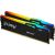 Kingston 16GB DDR5 5600MHz Kit(2x8GB) Fury Beast RGB Black