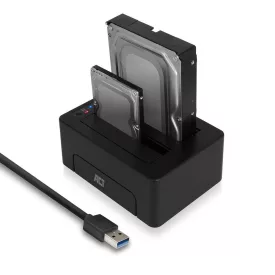   ACT AC1504 2,5" and 3,5" SATA dual hard drive docking station, USB 3.2 Gen1