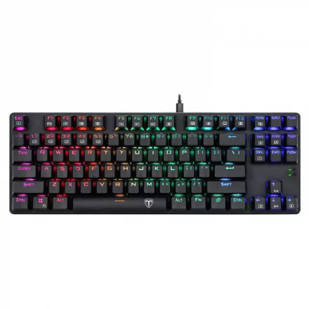 T-Dagger Bora Wired Keyboard Blue Switch Black HU