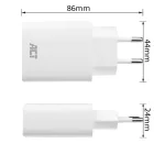 ACT AC2100 Compact USB-C Charger 20W for fast charging White