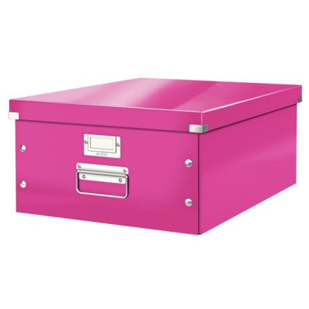 Tároló doboz LEITZ Click&Store A/3 rózsaszín