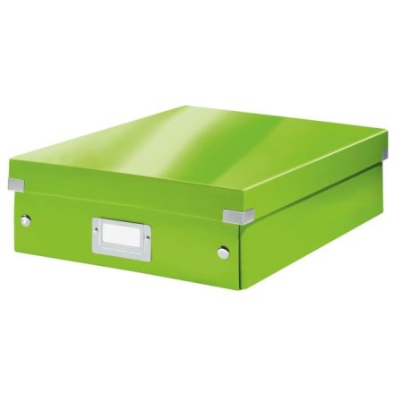 Tároló doboz LEITZ Click&Store rendszerező M méret zöld
