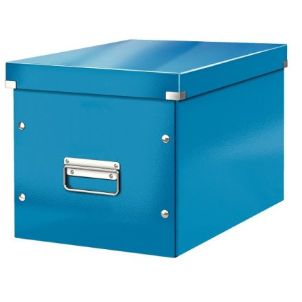 Tároló doboz LEITZ Click&Store L méret kocka kék