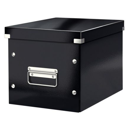Tároló doboz LEITZ Click&Store M méret kocka fekete