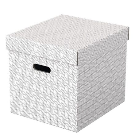 Tárolódoboz  ESSELTE Home kocka alakú fehér 3db/csomag