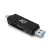 ACT USB-C/USB-A for SD/micro SD Card Reader Black