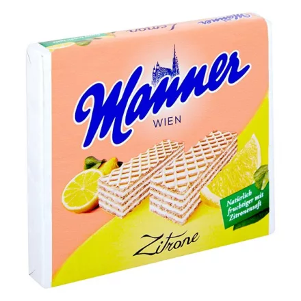 Töltött ostya MANNER citromos 75 g