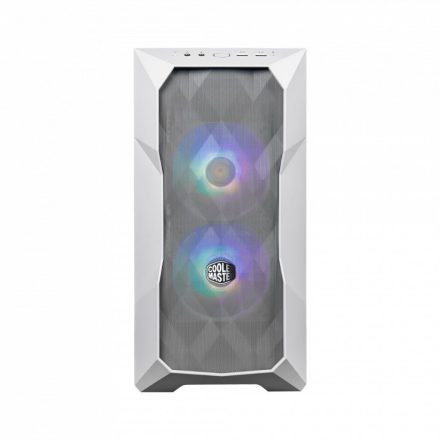 Cooler Master MasterBox TD300 Mesh ARGB Tempered Glass White