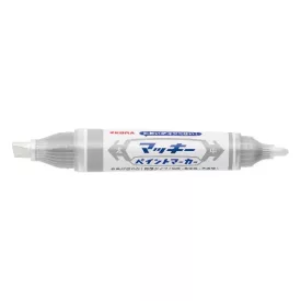   Lakkmarker kétvégű ZEBRA Mckie olajbázisú vastag 2-8 mm ezüst