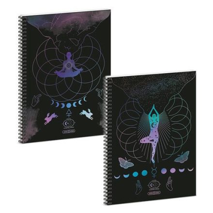 Spirálfüzet vonalas ARS UNA Mystic Constellation A/4 60 lapos