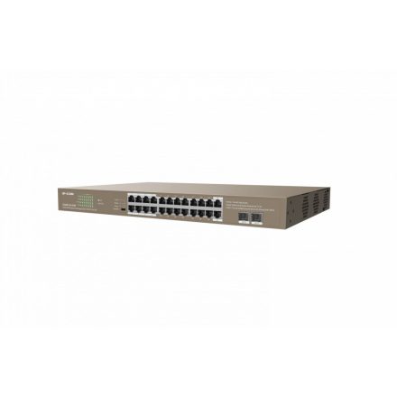 IP-COM G1126P-24-410W 24GE+2SFP Ethernet Unmanaged Switch With 24-Port PoE