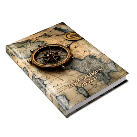 Tanári zsebkönyv REALSYSTEM papírborító A/5 heti térkép 2026-2027