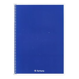   Spirálfüzet vonalas FORTUNA Monocolor A/4 70 lapos sötétkék
