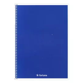   Spirálfüzet vonalas FORTUNA Monocolor A/4 70 lapos sötétkék