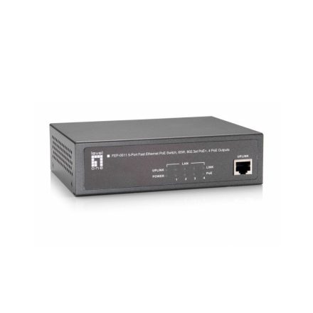 LevelOne FEP-0511 5-Port Fast Ethernet PoE Switch