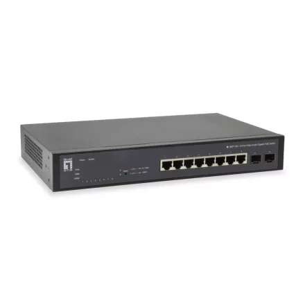 LevelOne GEP-1051 10-Port Web Smart Gigabit PoE Switch