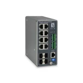   LevelOne IGU-1271 TURING 12-Port L3 Lite Managed Gigabit Industrial Switch