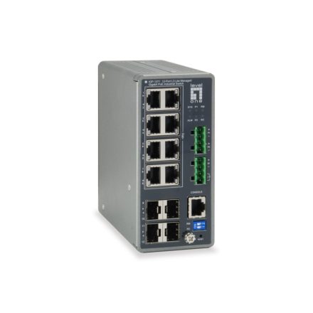 LevelOne IGP-1271 TURING 12-Port L3 Lite Managed Gigabit Industrial Switch