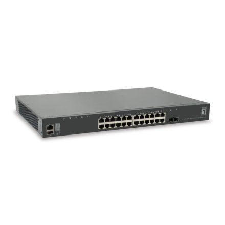 LevelOne GTL-2881 KILBY 28-Port Stackable L3 Lite Managed Gigabit Switch