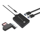 Conceptronic  4-Port USB 3.0/2.0 HUB Black