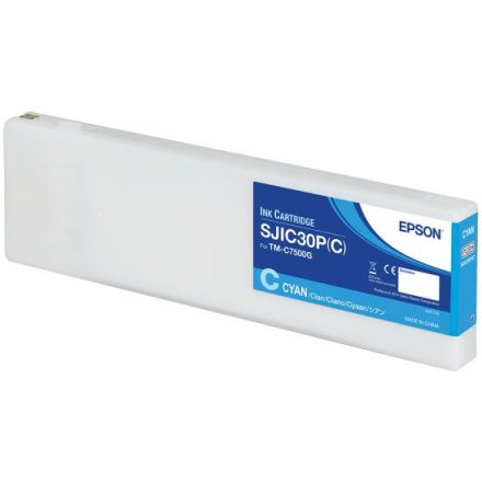 Epson SJIC30P(C) C7500g Cyan tintapatron 
