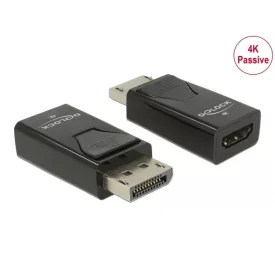  DeLock Adapter DisplayPort 1.2 male to HDMI female 4K Passive Black
