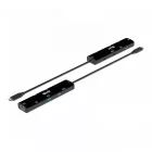 Club3D USB4 Gen3x2 Type-C 6-in-1 Hub with HDMI 8K60Hz or 4K120Hz 2xUSB Type-A(10G) Ethernet RJ45(2.5G) and 2xUSB Type-C 1x Data(10G) and 1xPD3.0 charging 100 watt