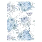 Tanári zsebkönyv TOPTIMER P200 papírborító A/5 heti 145x205 mm Kék virág 2026-2027