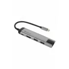 Verbatim USB-C Multiport Hub USB 3.0 | HDMI | Gigabit Ethernet Silver