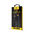 Gembird A-CM-DPM-01 USB-C to DisplayPort-male adapter 4K 60Hz cable 2m Black