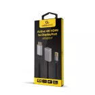 Gembird A-HDMIM-DPF-02 Active 4K HDMI male to DisplayPort female adapter Black