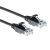 ACT CAT6 U-UTP Patch Cable 1m Black 