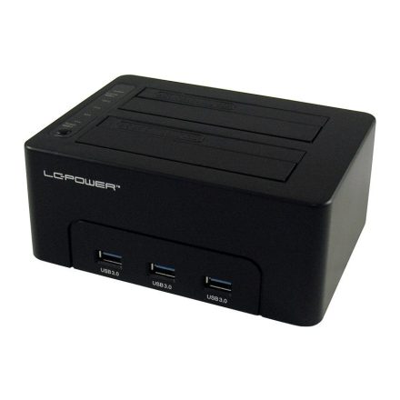 LC Power LC-DOCK-U3-HUB HDD Docking Station Black