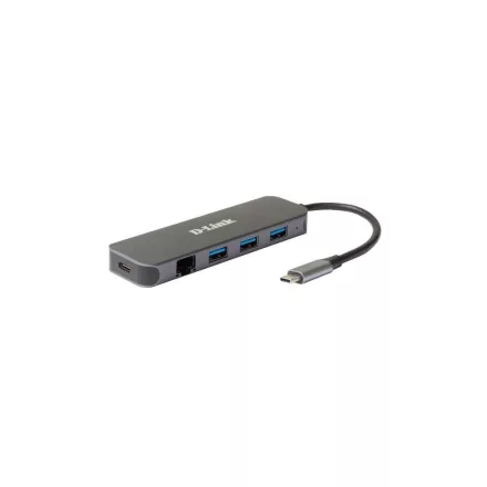 D-Link DUB-2334 USB-C Mini Docking Station with 3xUSB 3.0, USB-C/PD 3.0 and Gigabit Ethernet