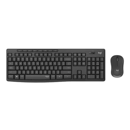 Billentyűzet + egér vezeték nélküli LOGITECH MK295 Silent HUN 2,4 Ghz grafitszürke
