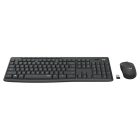 Billentyűzet + egér vezeték nélküli LOGITECH MK295 Silent HUN 2,4 Ghz grafitszürke