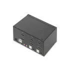 Digitus KVM Switch, 2 Port, Dual Display, 4K, HDMI