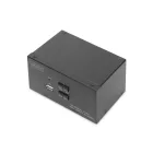 Digitus KVM Switch, 2 Port, Dual Display, 4K, HDMI