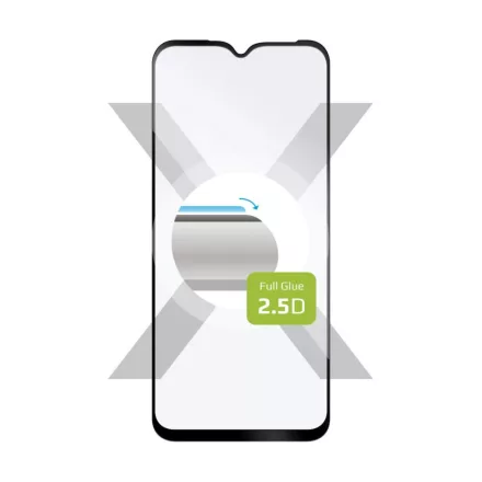 FIXED Teljes képernyőt védő 2,5D edzett üveg Samsung Galaxy A14 5G készülékhez, fekete